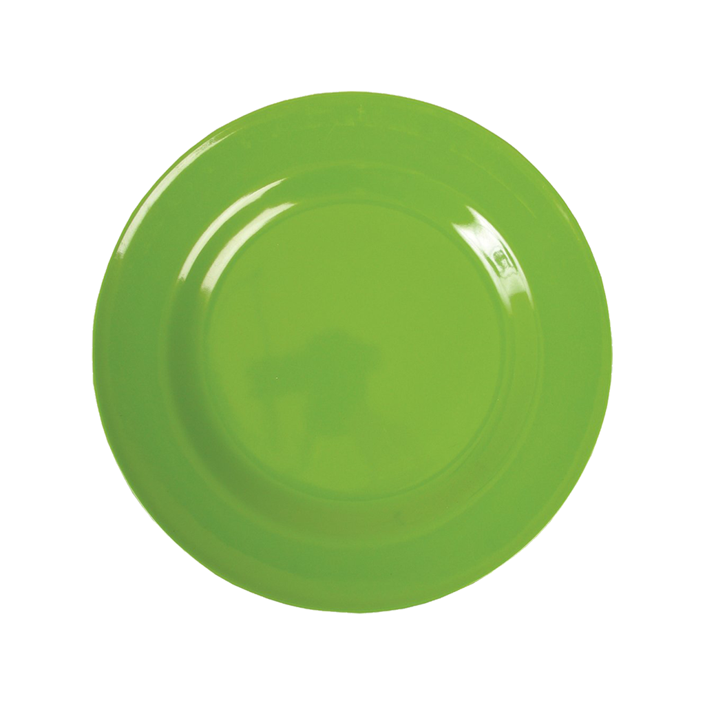 Apple Green melamine side plate or kids plate by Rice DK - Vibrant Home